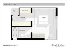 Load image into Gallery viewer, A floor plan showing the room layout.
